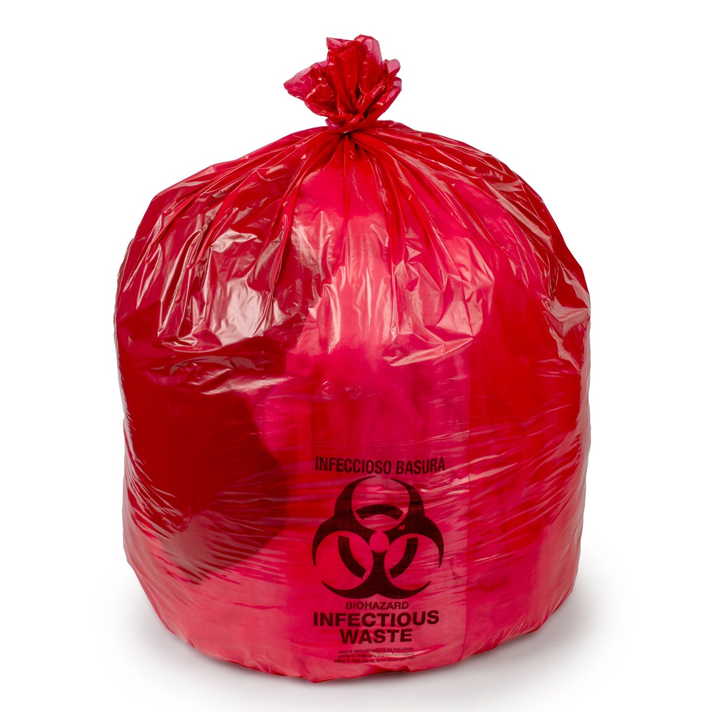 Colonial Biohazard Waste Bag, 10 gallon Capacity, 24 x 24 Inch