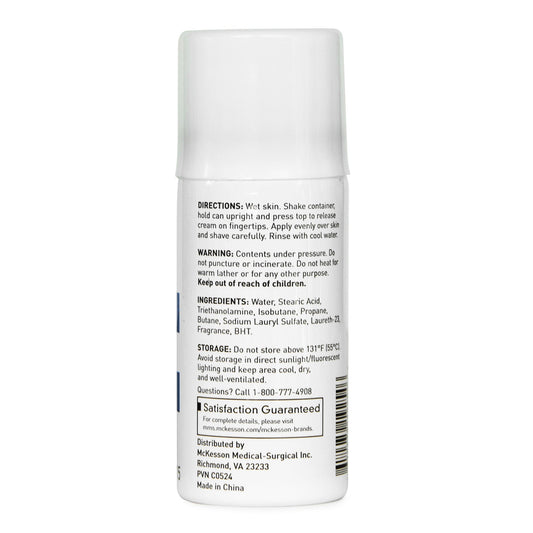 CREAM, SHAVE AEROSOL 1.5OZ (144/CS)