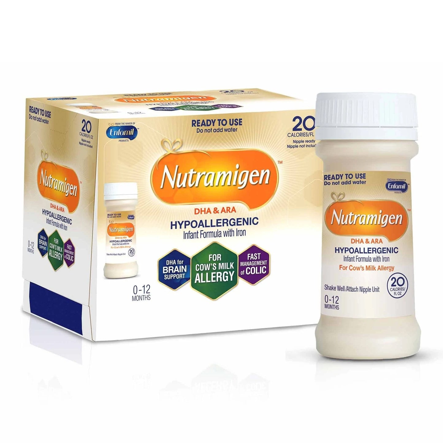Nutramigen® Lipil® Infant Formula, 2-ounce bottle