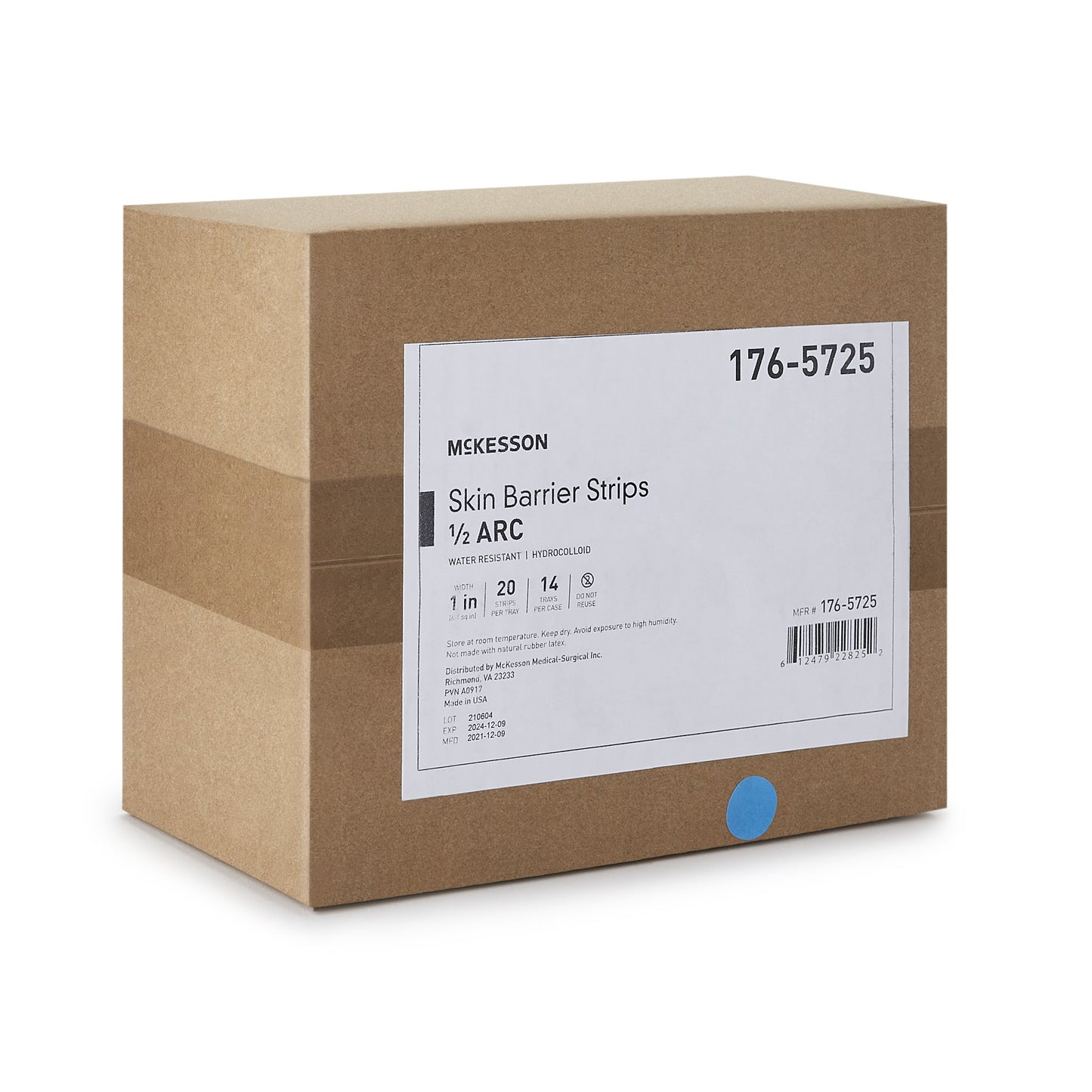 BARRIER, SKIN OSTOMY HALF-ARC (20EA/TR 14TR/CS)