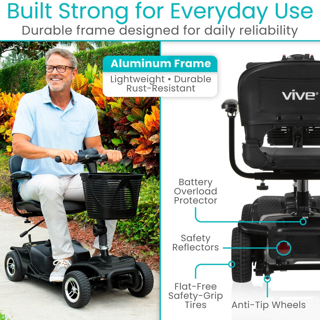 Vive Health 4 Wheel Mobility Scooter