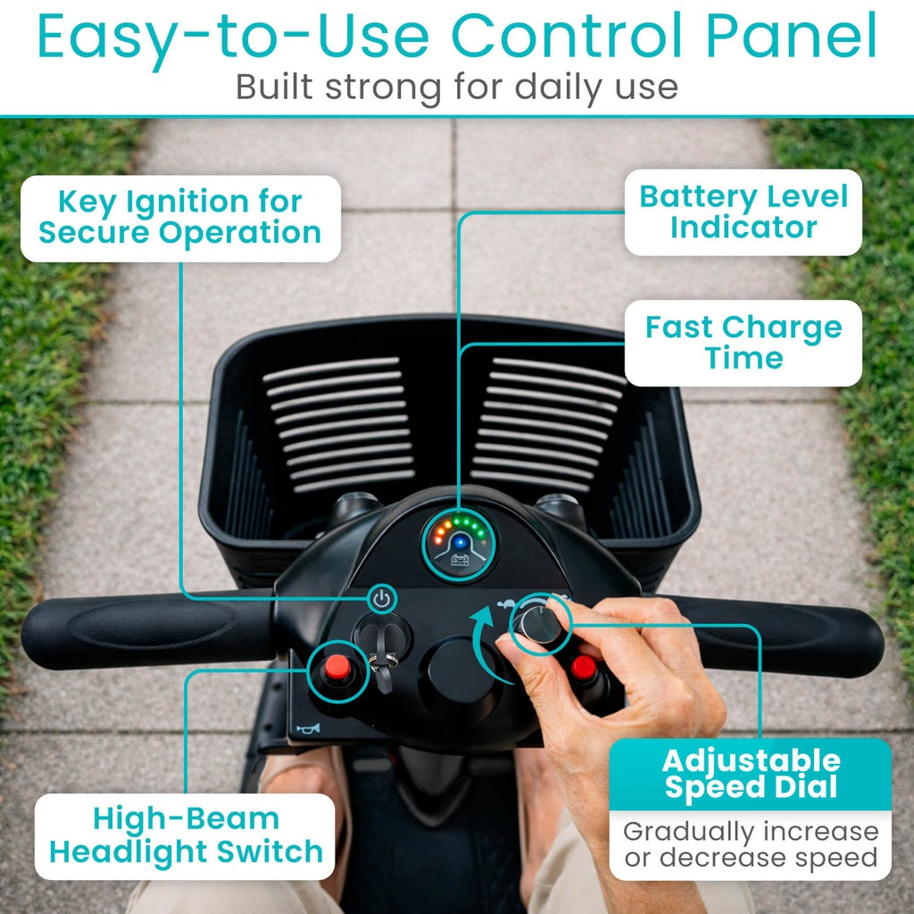 Vive Health 4 Wheel Mobility Scooter