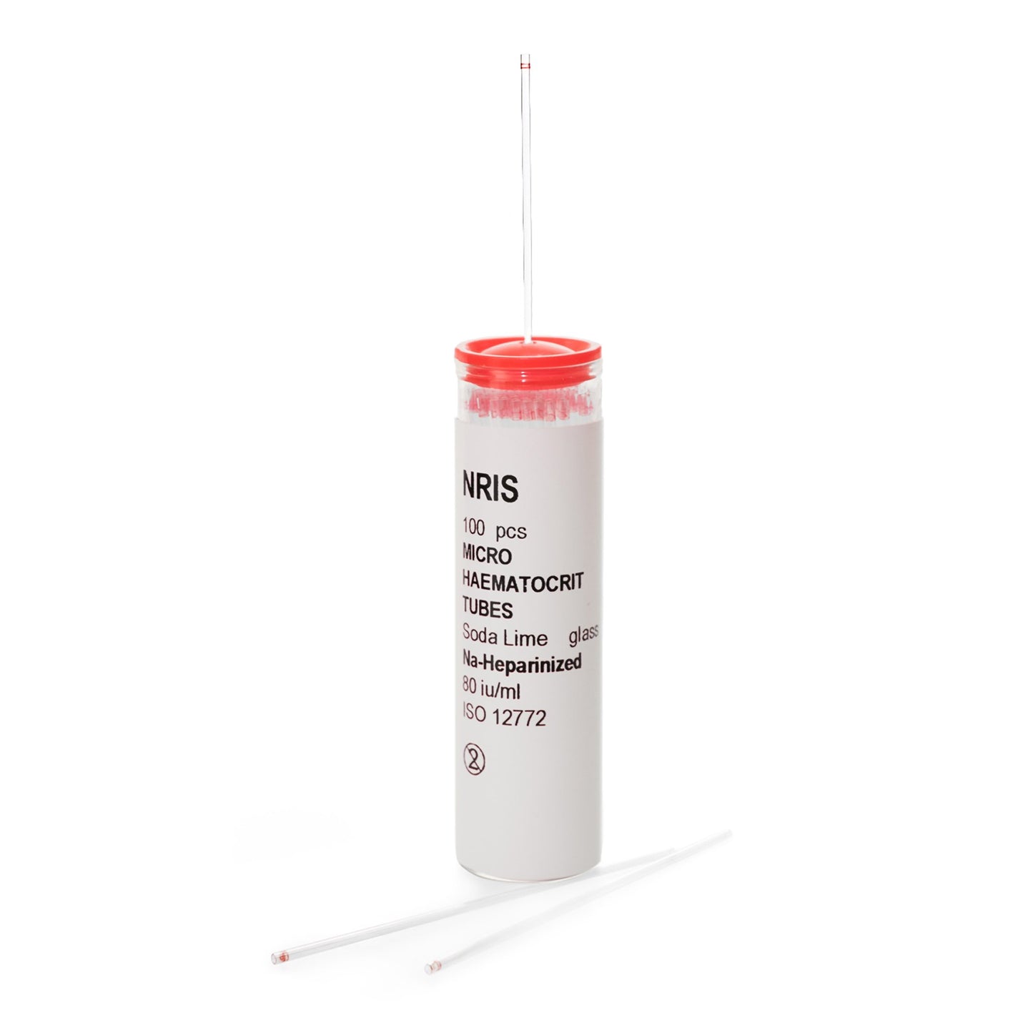 TUBE, CAPILLARY SODHEP RED 75UL GLS (100/VL 10VL/BX)