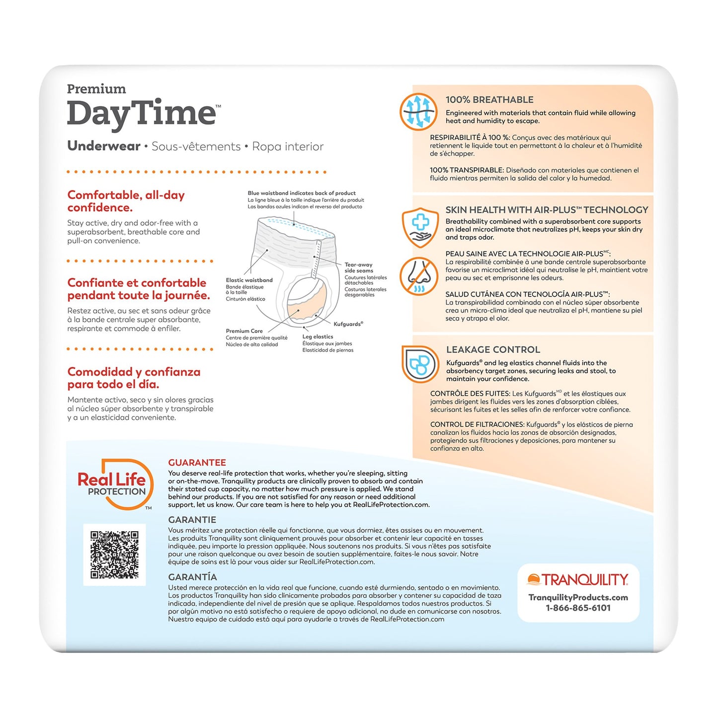 UNDERWEAR, INCONT DAY DISP ADL(12/BG 4BG/CS)