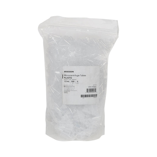 TUBE, MICROCENTRIFUGE W/SNAP CCAP NAT 1.5ML (500/BG 20BG/CS)