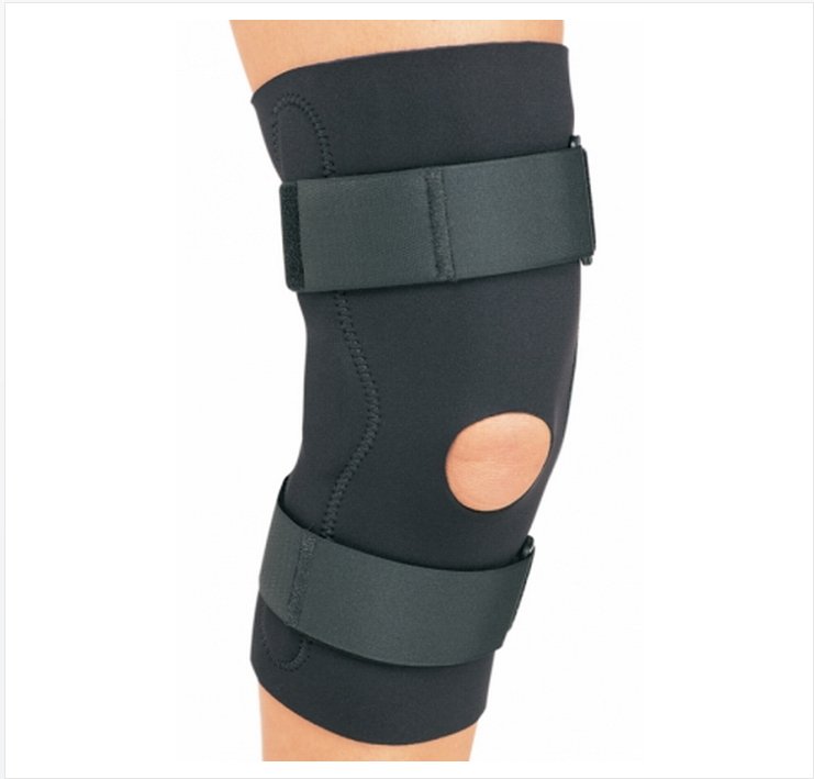 KNEE SUPPORT, HINGED BUTTRESS UNIV 2XLG