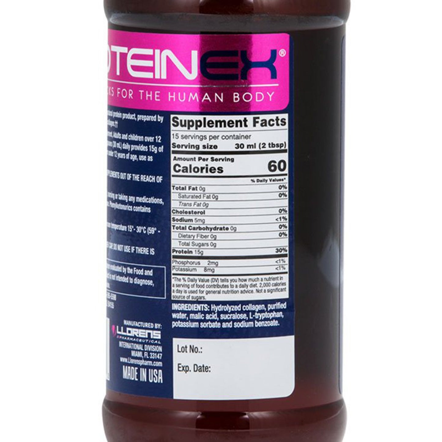Proteinex® P15 Hydrolyzed Liquid Protein, 16-ounce Bottle