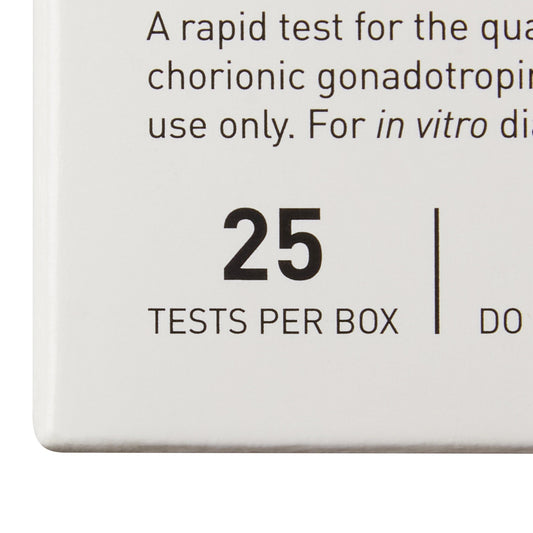 Reproductive Health Test Kit McKesson Consult hCG Pregnancy Test - 25 Dipsticks