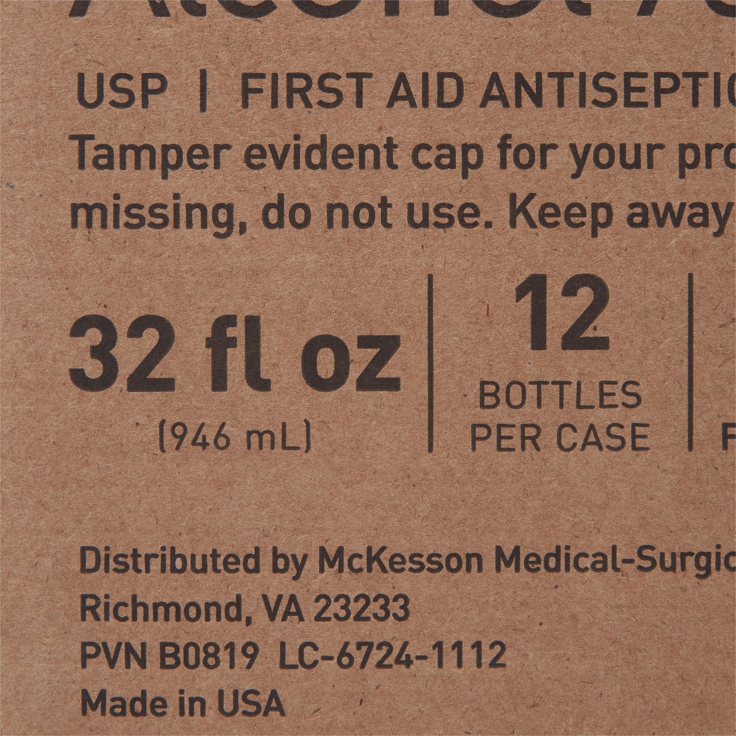 Antiseptic McKesson Brand Topical Liquid 32 oz. Bottle