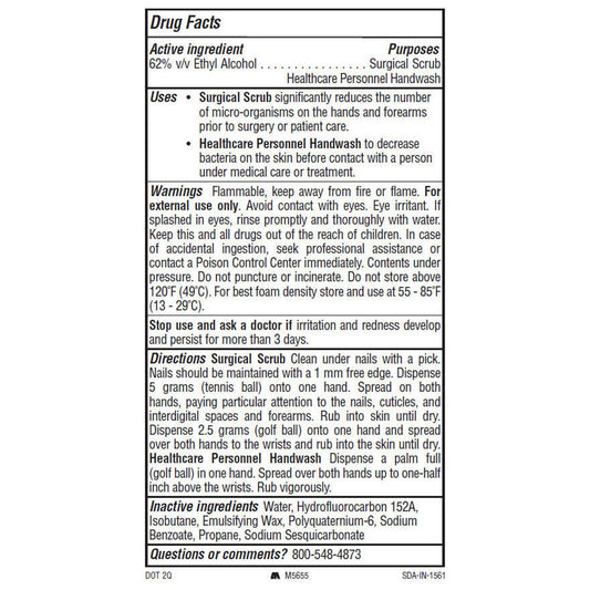Alcare® Plus Foaming 62% Ethyl Alcohol Hand Sanitizer, 9-ounce Aerosol Can