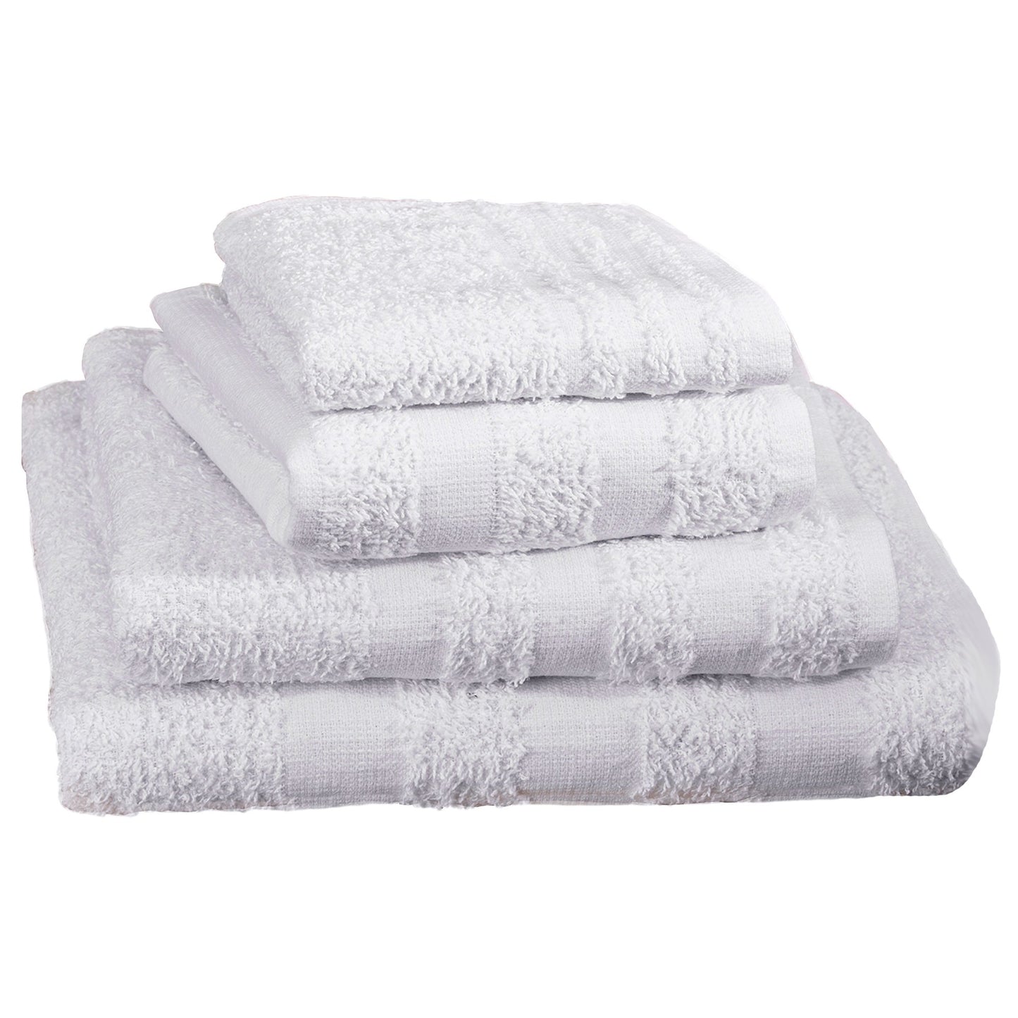 WASHCLOTH, TERRY WHT 12X12 MEIT TRIO (12/DZ)