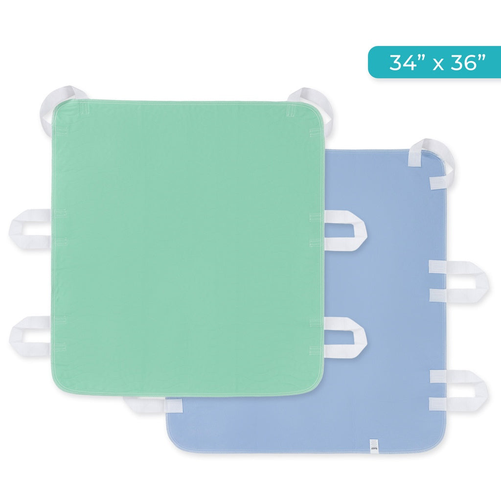 Vive Health Washable Incontinence Bed Pads With Handles