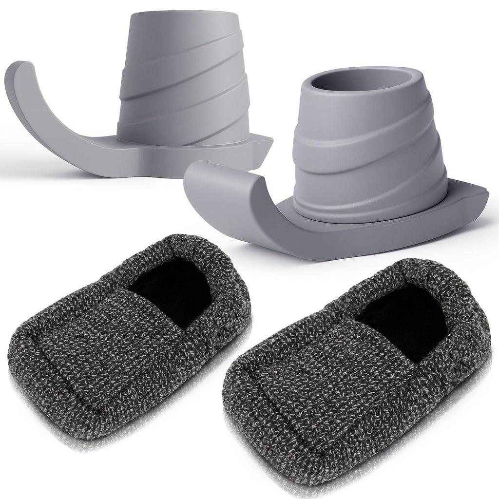 Vive Health Walker Ski Glides And Covers Heavy Duty