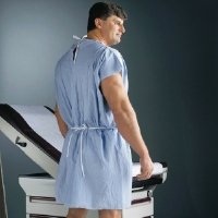 EnduroWear® Patient Exam Gown, Large, Blue