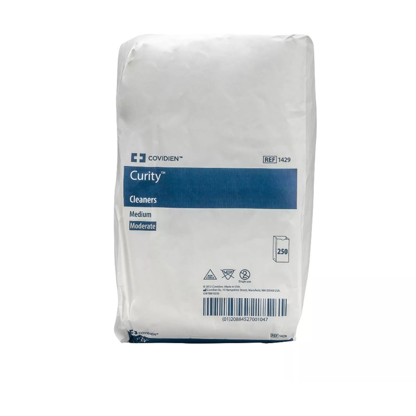 WIPE, CURITY N/WOVN MD (250/BG,12BG/CS) KENICO