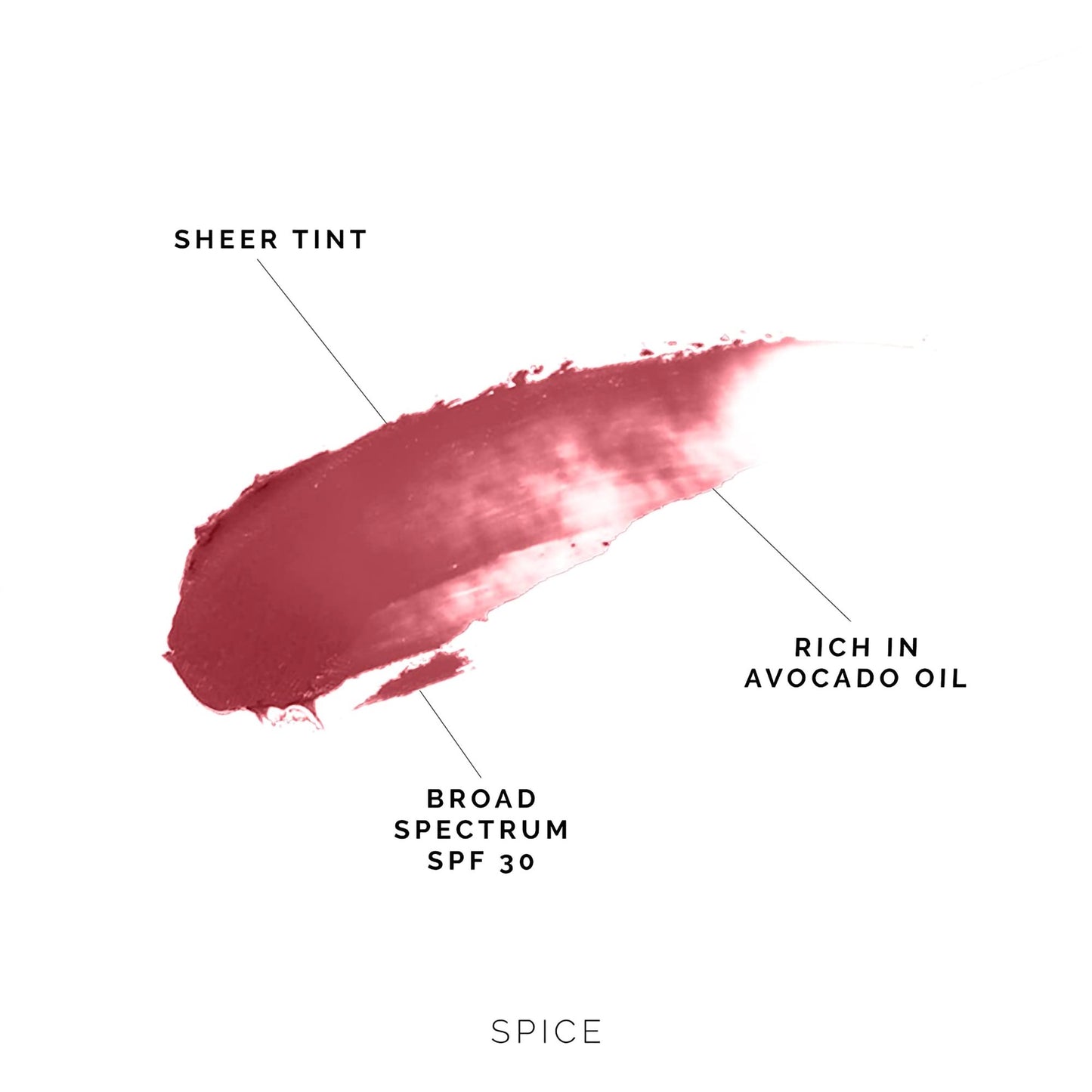 BALM, LIP SPF 30 HYDRATING SHEER SPICE 0.15OZ (6/PK 8PK/CS)