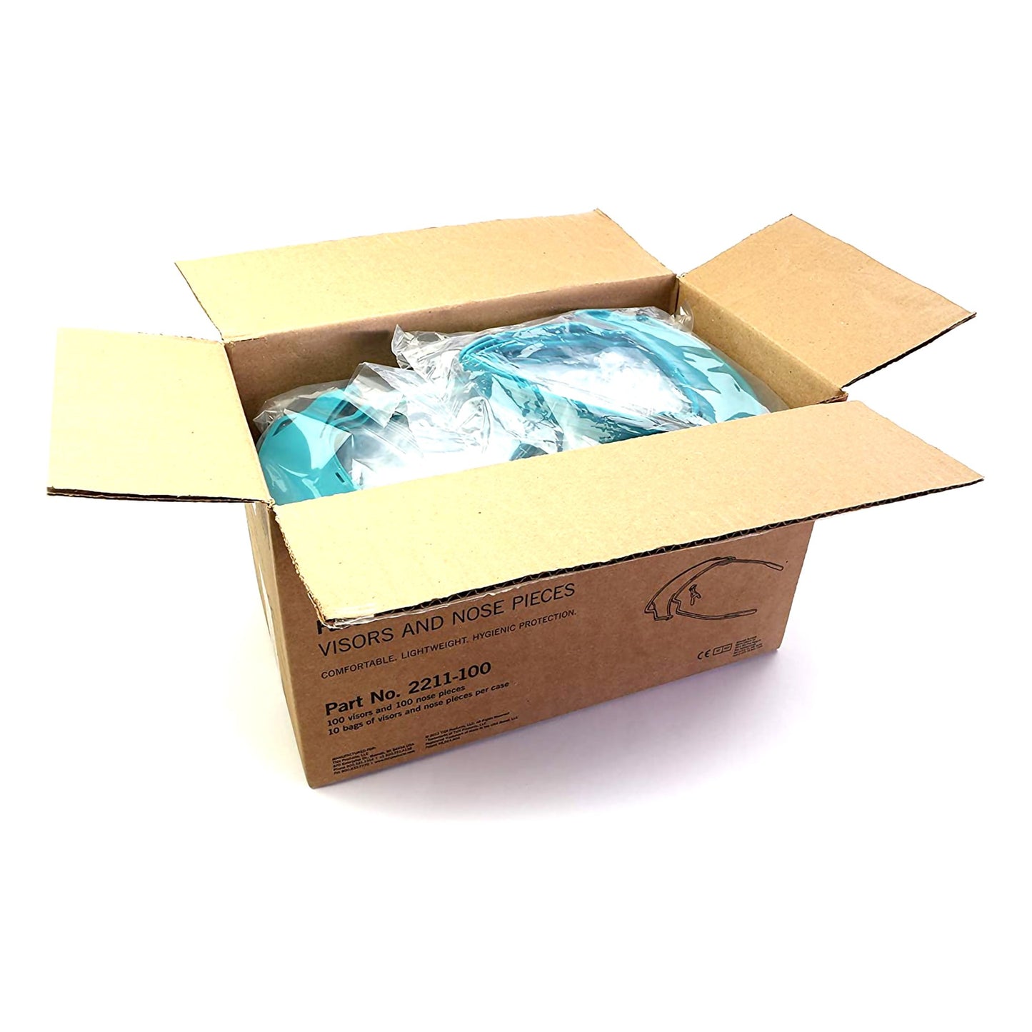 VISIOR, FACESHIELD RUSBL F/2211-100 (100/BX)