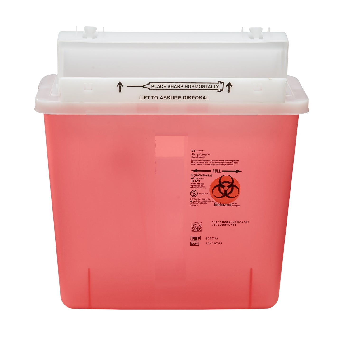 SharpStar™ In-Room™ Sharps Container, 1.25 Gallon, 12.5 x 5.5 x 10.75 Inch