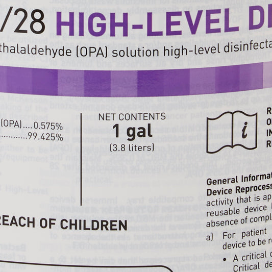 OPA High-Level Disinfectant McKesson OPA/28 RTU Liquid 1 gal. Jug Reusable
