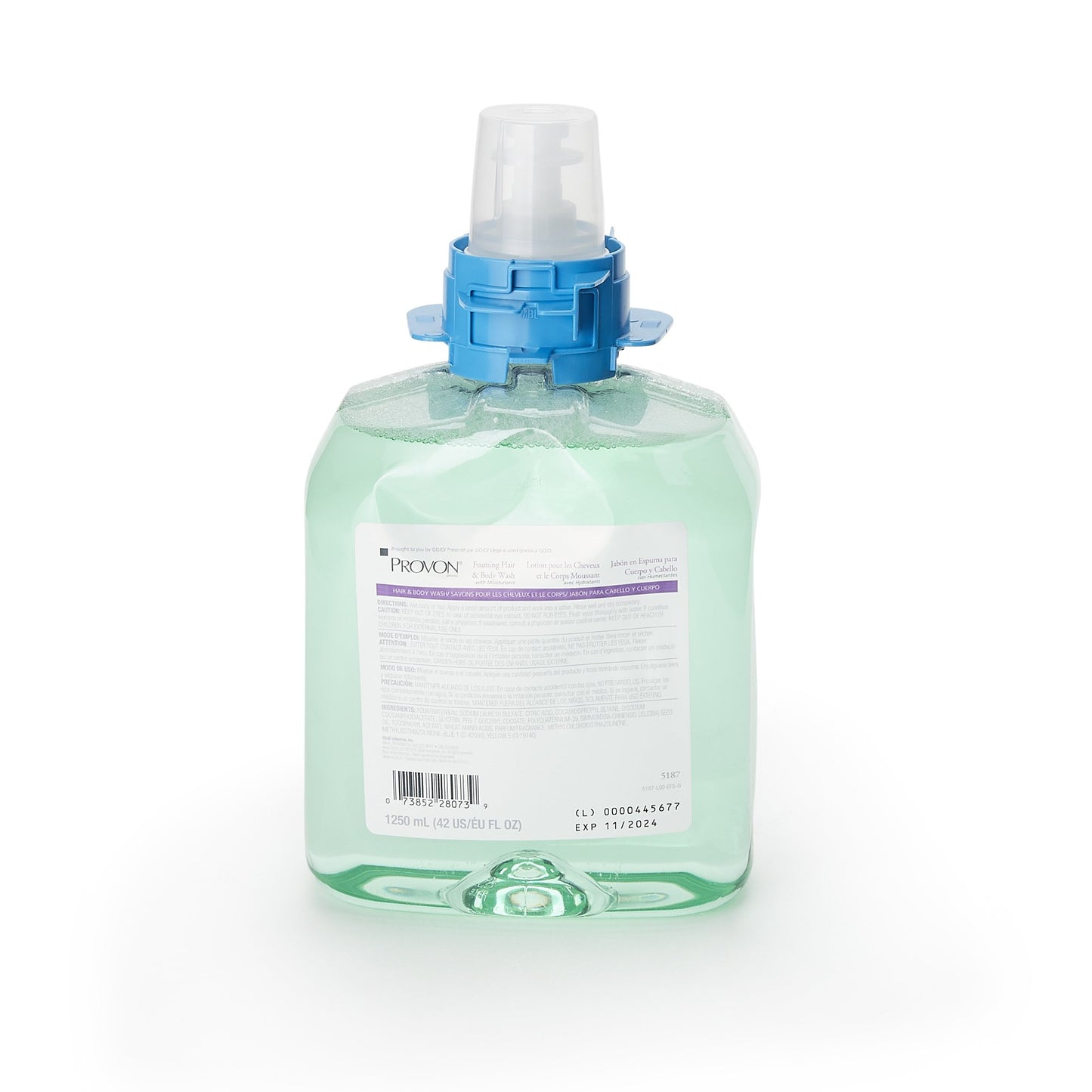 Provon® Foaming Hair and Body Wash with Moisturizers, 1,250 mL Dispenser Refill