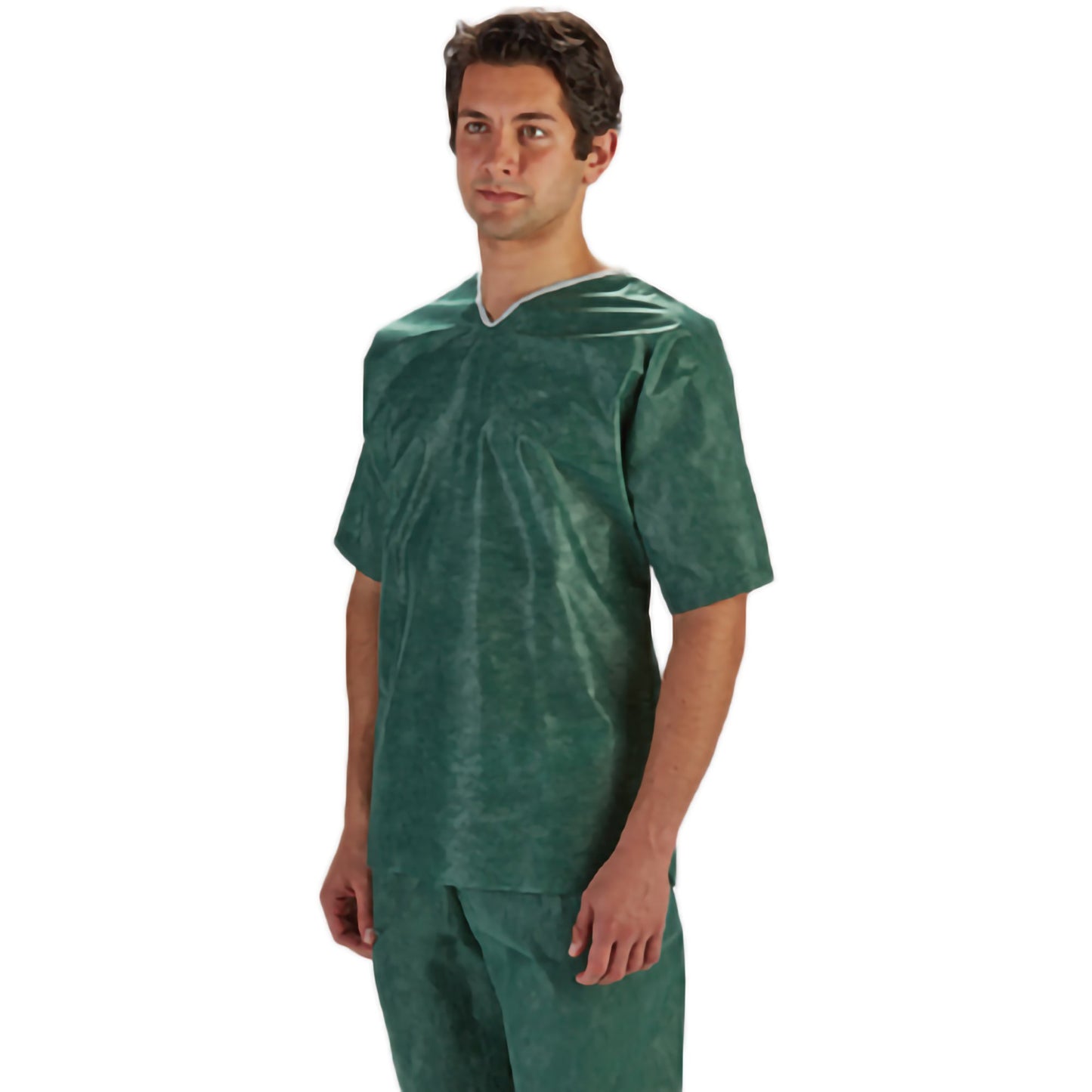 Barrier® Extra Comfort Scrub Shirt, Green, Small