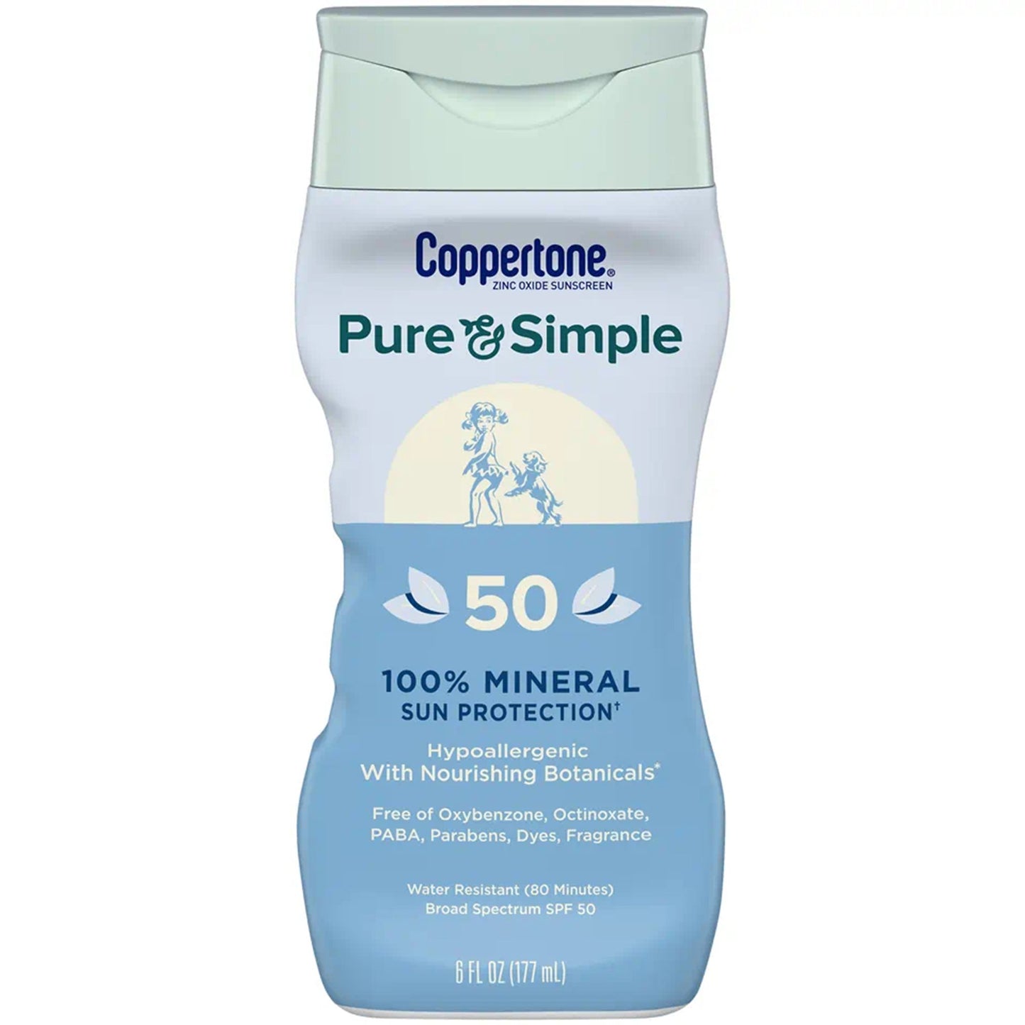 Coppertone® Pure and Simple SPF 50 Mineral Sunscreen Spray, 5 oz.