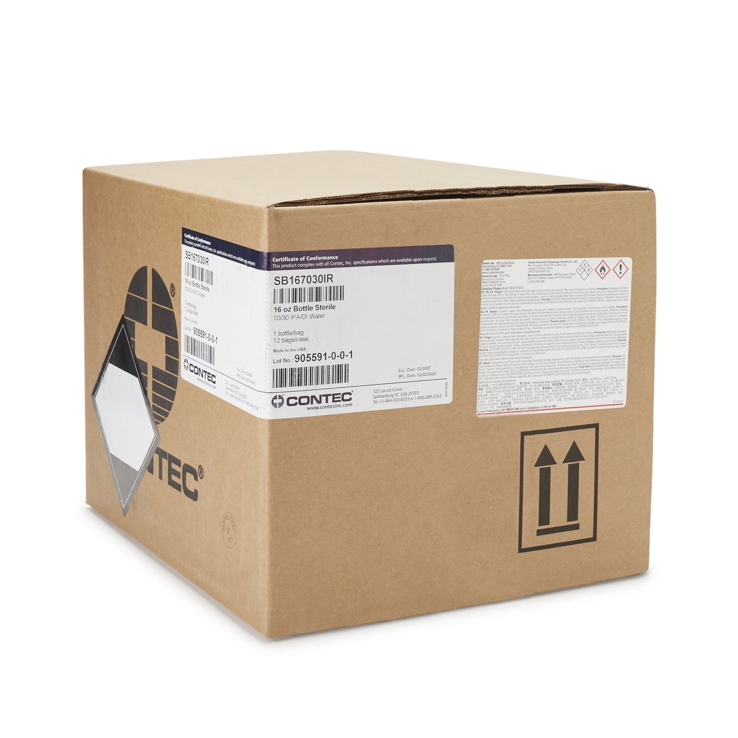 ALCOHOL, ISO 70% 16OZ SPRAY (12/CS)