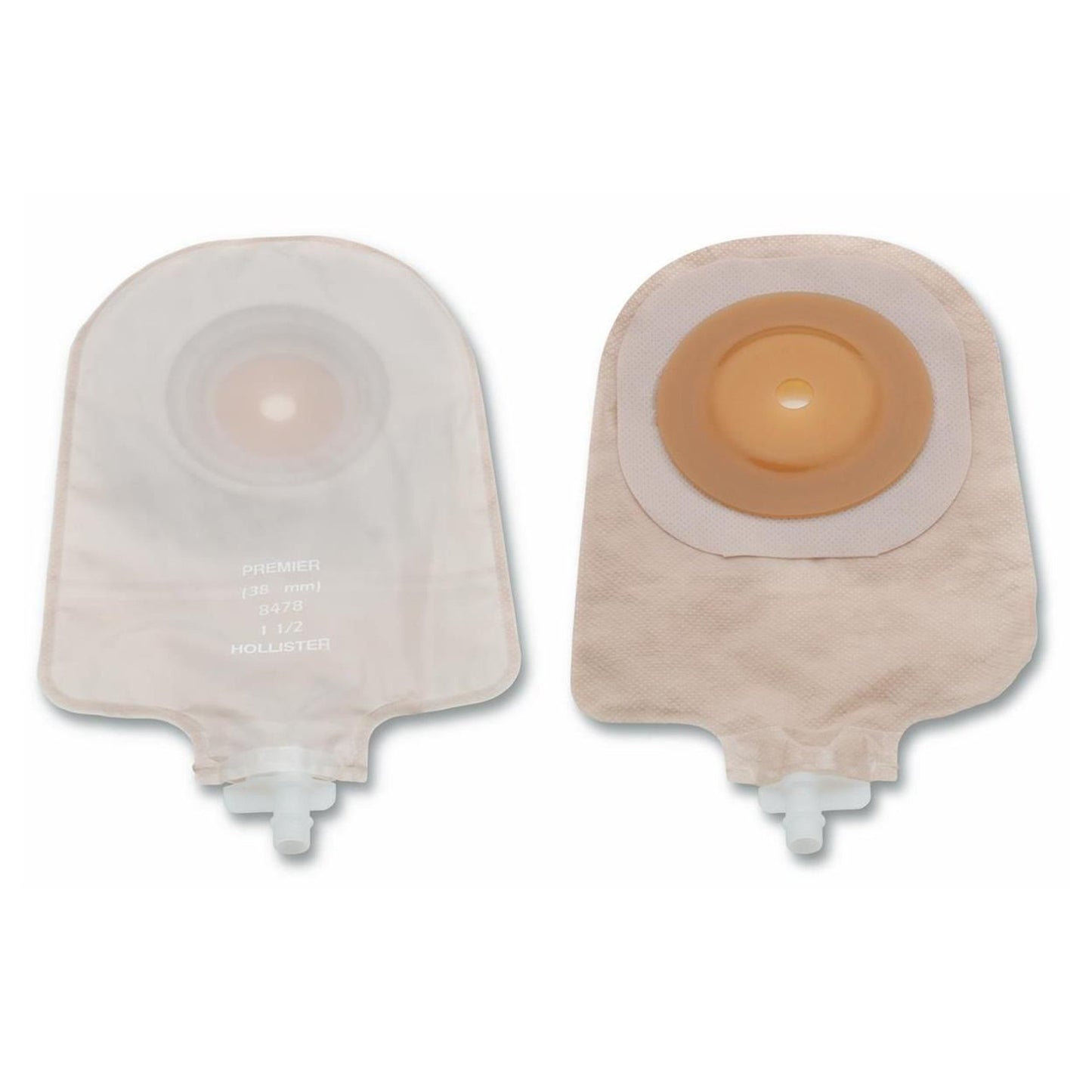 Premier™ One-Piece Drainable Transparent Urostomy Pouch, 9 Inch Length, 1½ Inch Stoma