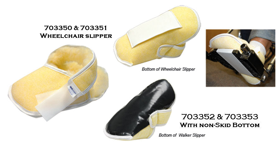 Skil-Care Synthetic Sheepskin Relief Slippers