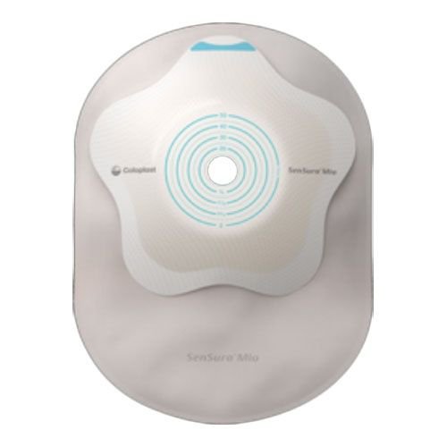 POUCH, OSTOMY SENSURA MIO 1PC CLOSED GRY 10MM-60MM (10/BX