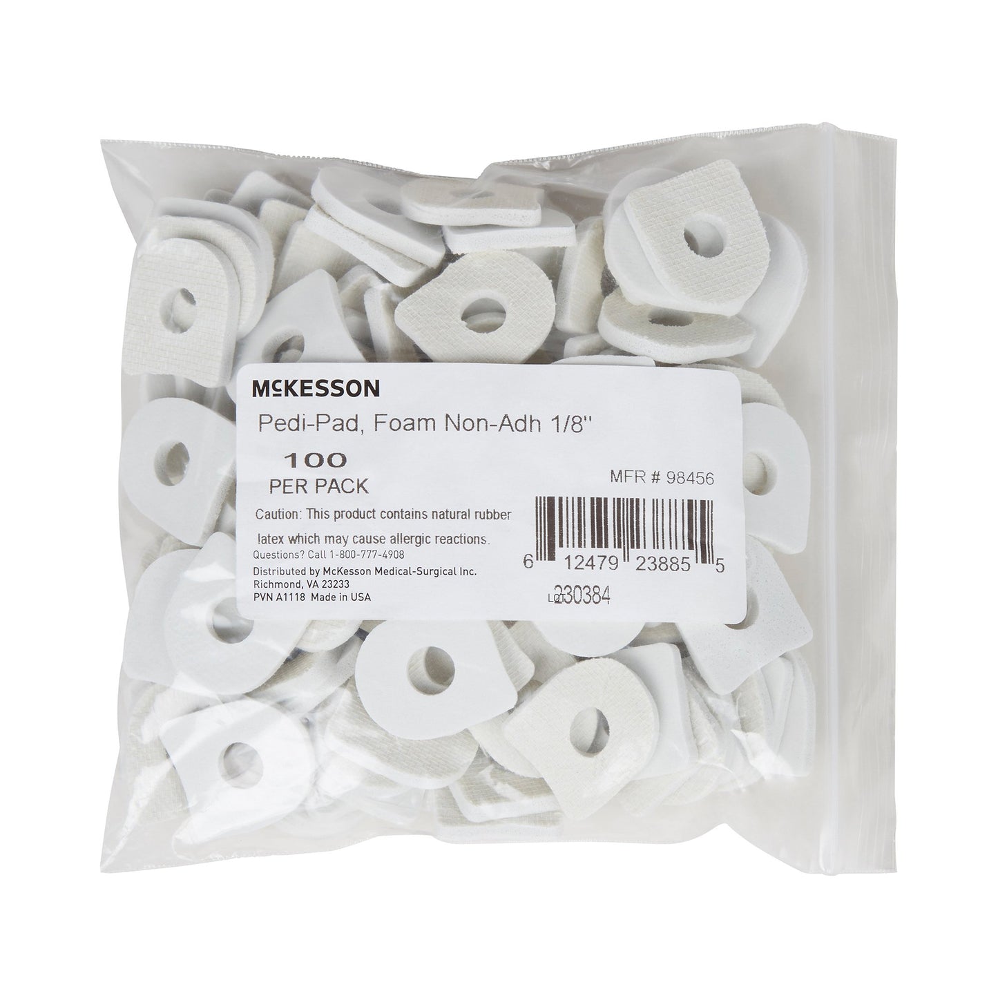 PEDI-PAD, SOFT CORN NON-ADH FO/8" (100/PK 20PK/CS)