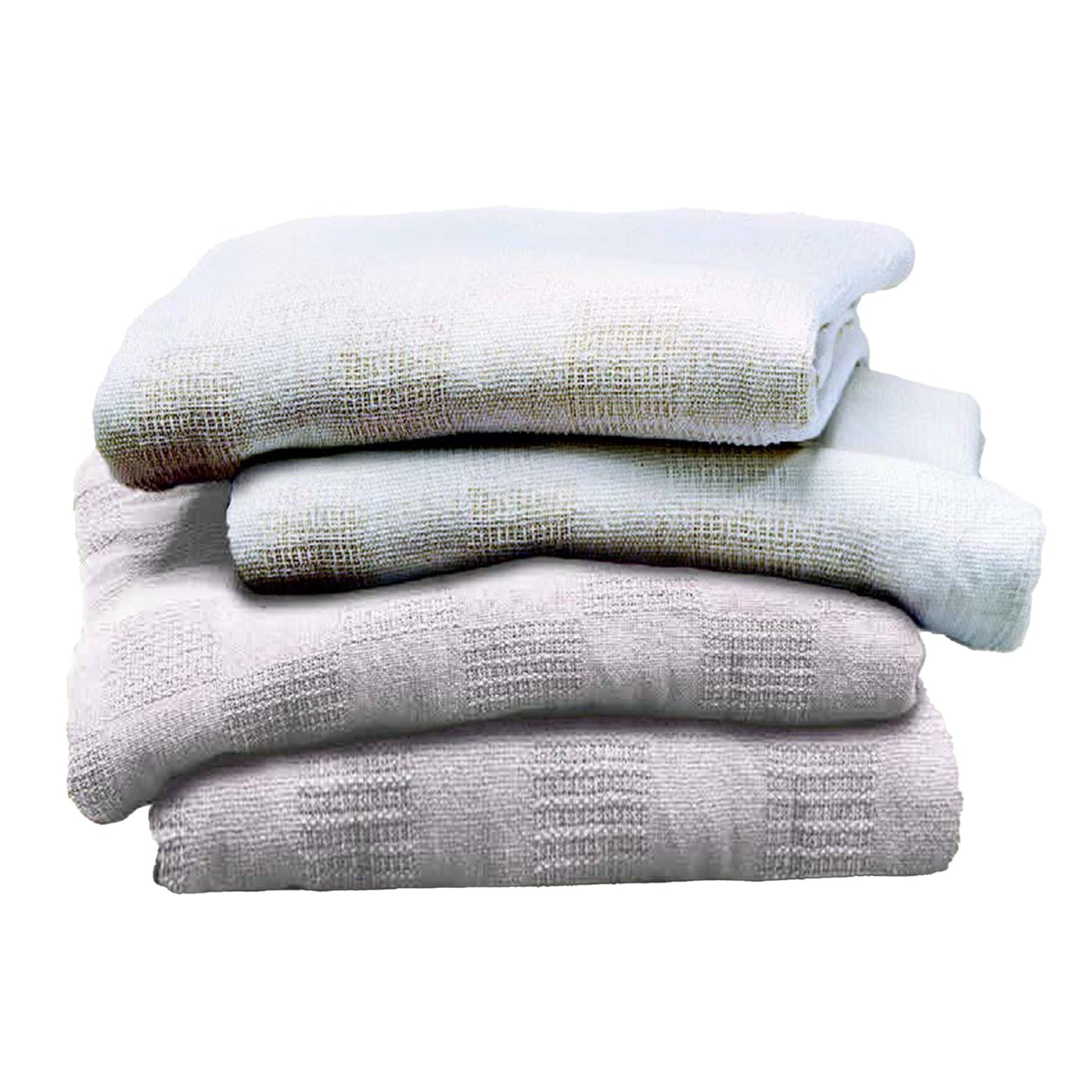 Leno White Thermal Blanket, 66 x 90 Inch