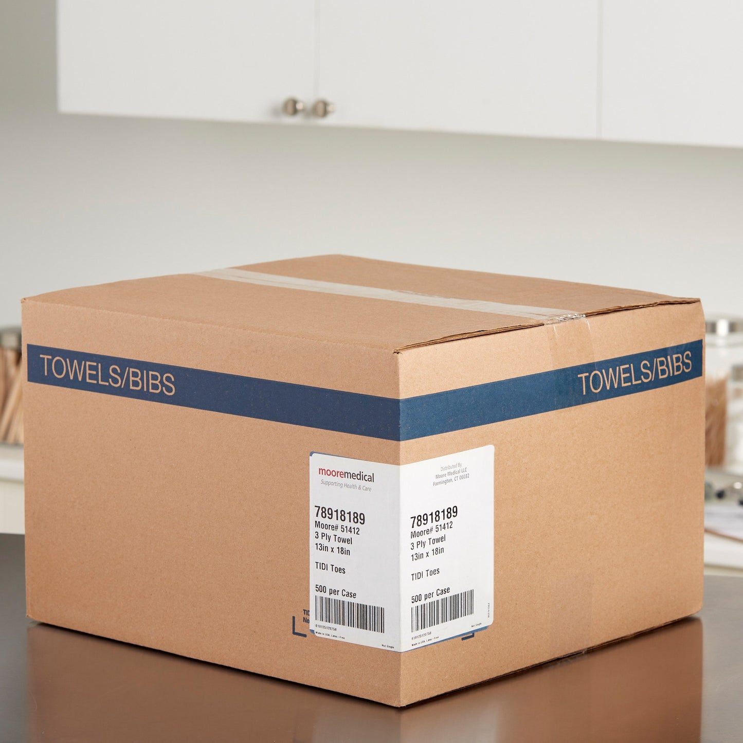 TOWEL, PODIATRY 3PLY 500S