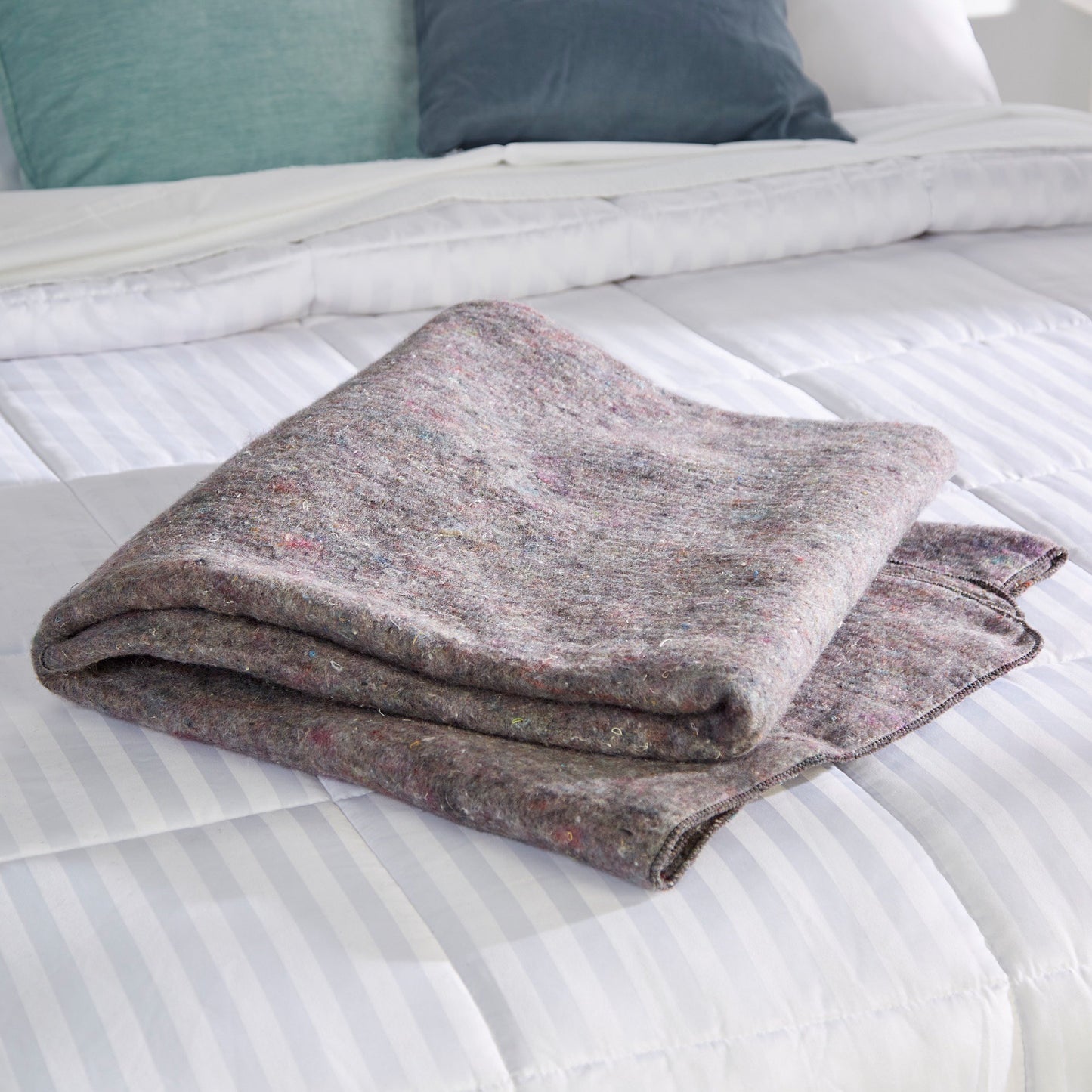 BLANKET, WOOL 30% GREY ECONO (12/CS)