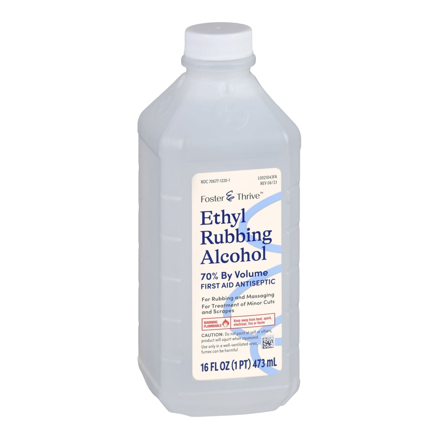 ALCOHOL, ETHYL 70% FT SM 16OZ (12/CS)