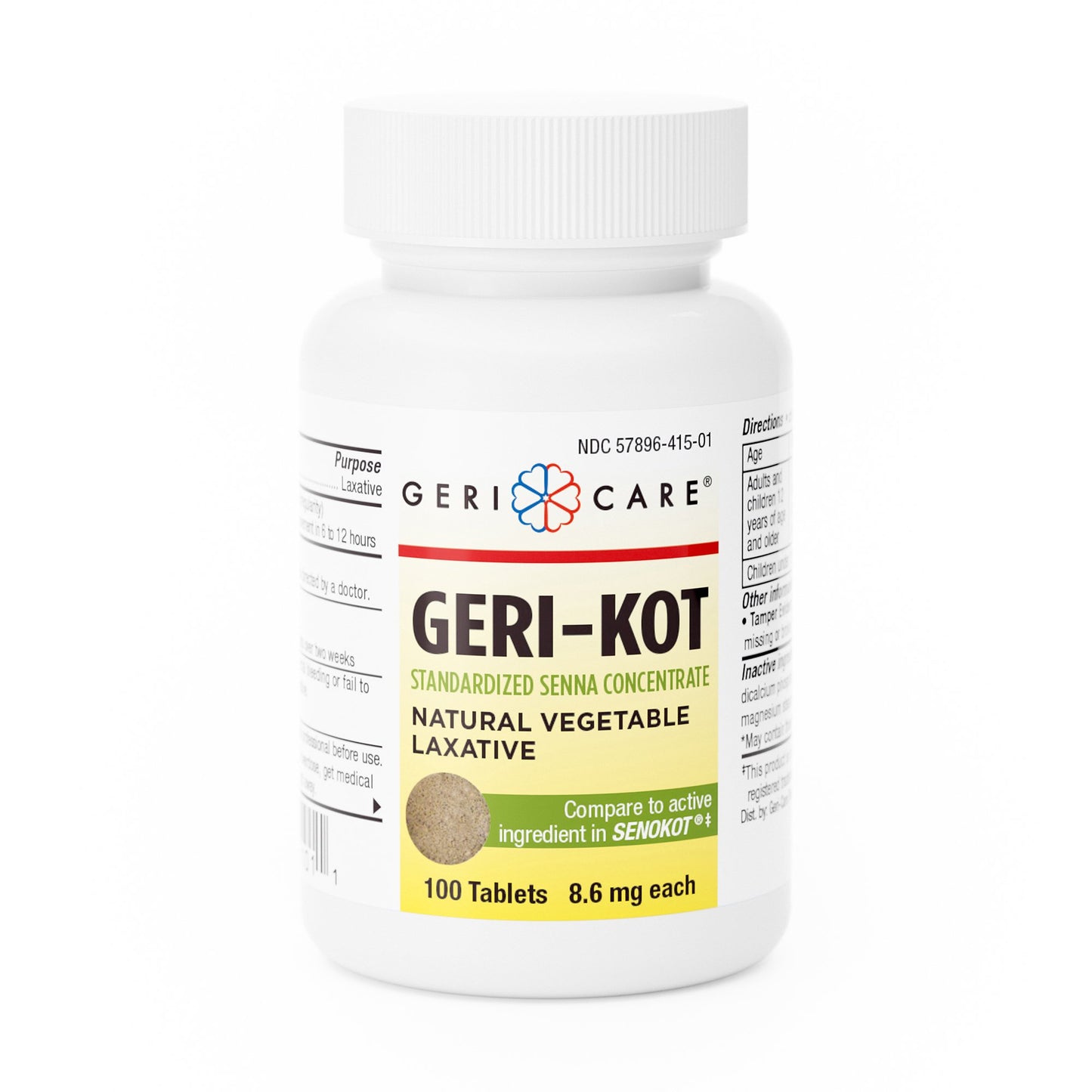 Geri-Care® Geri-Kot Senna Concentrate Natural Vegetable Laxative