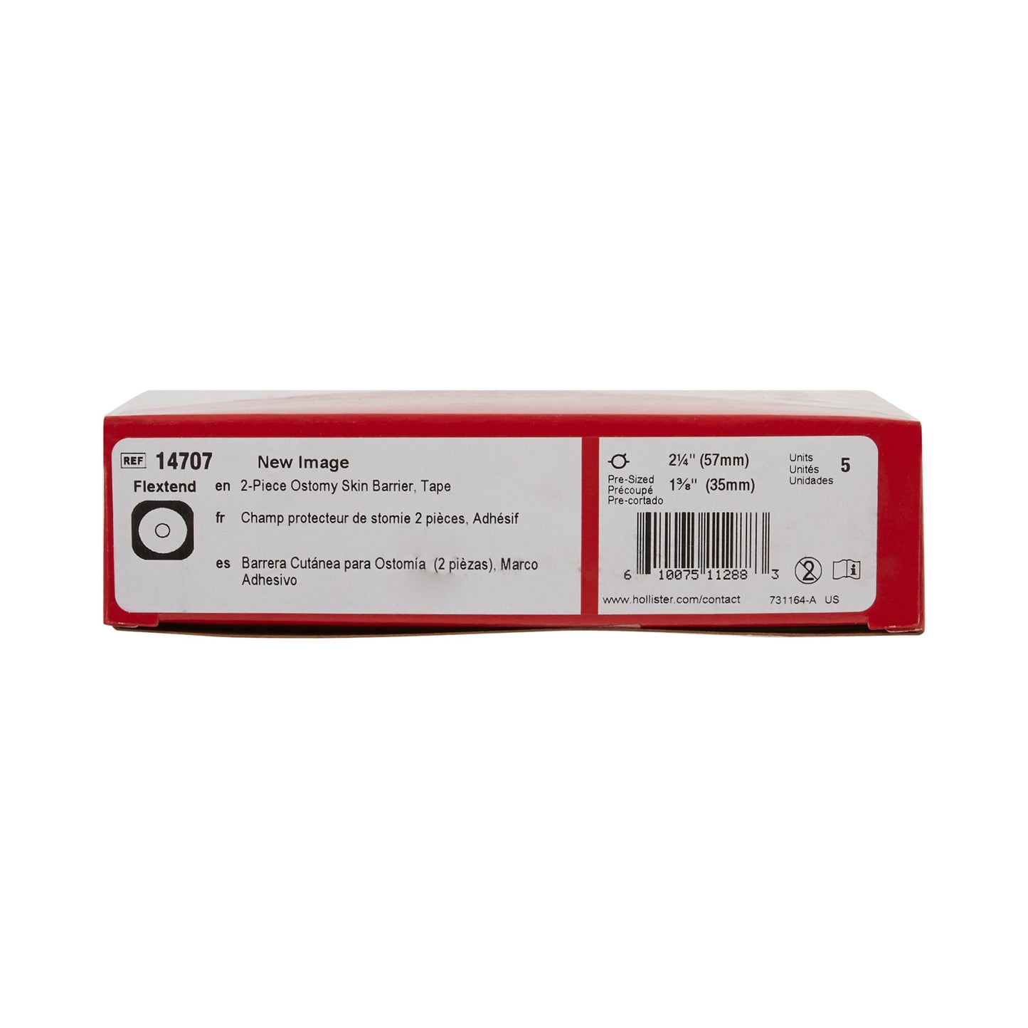New Image™ Flextend™ Colostomy Barrier With 1 3/8 Inch Stoma Opening