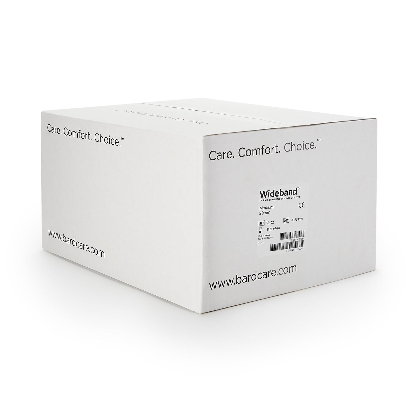 CATHETER, MALE EXTRNL WBAND MED (100/BX) RCHMED