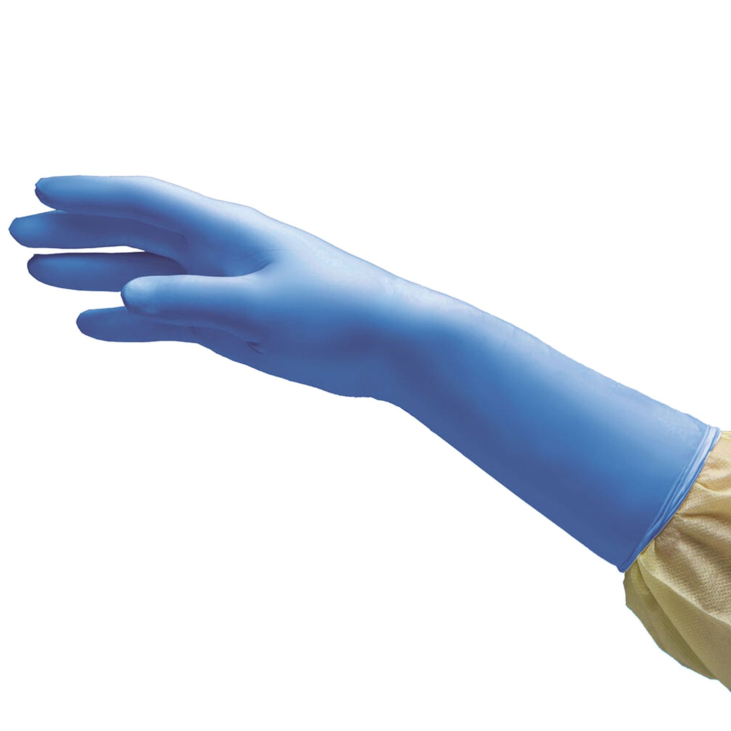 NitriDerm® EC Nitrile Extended Cuff Length Exam Glove, Medium, Blue