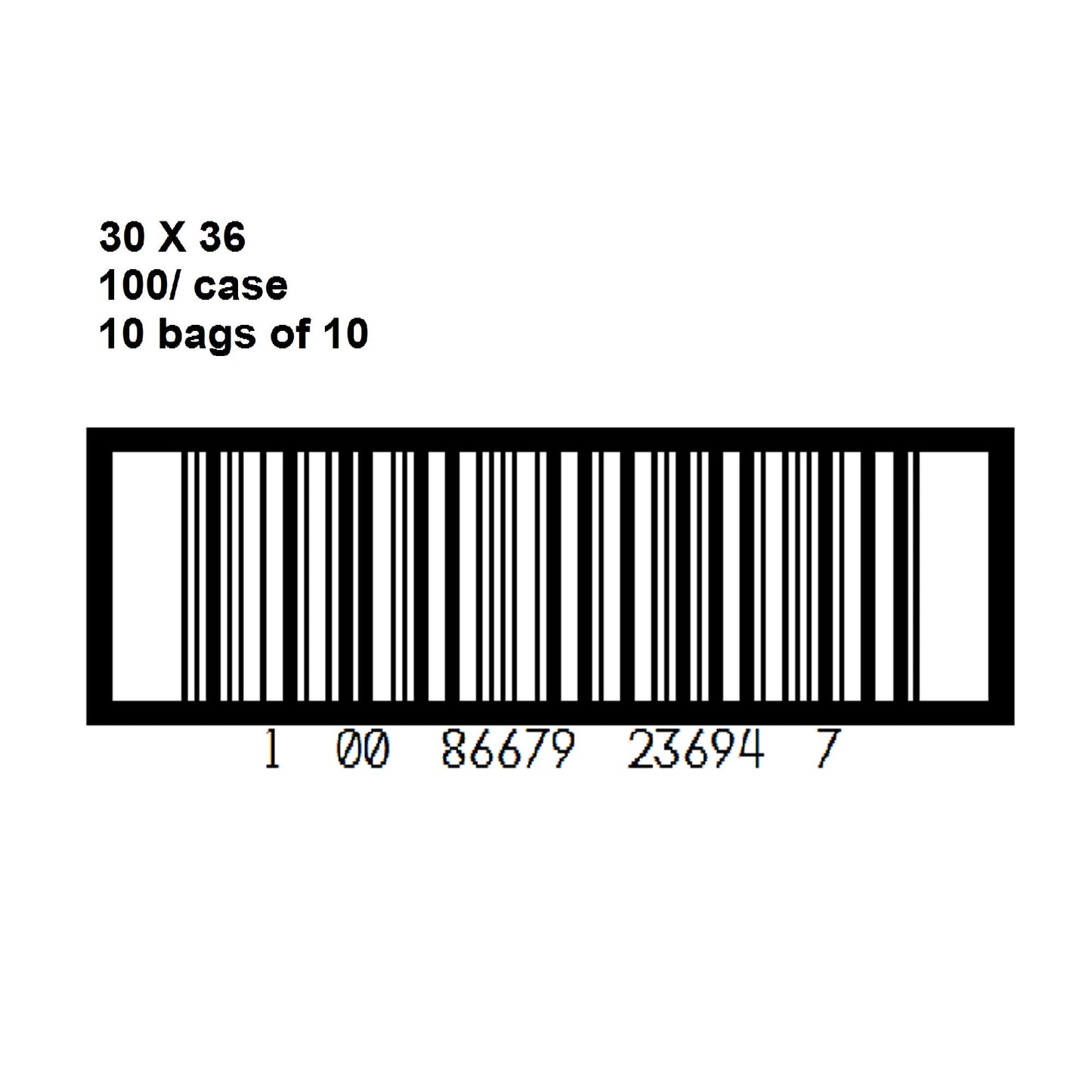 UNDERPAD, PREM FLUFF 30"X36" (10BG 10BG/CS)