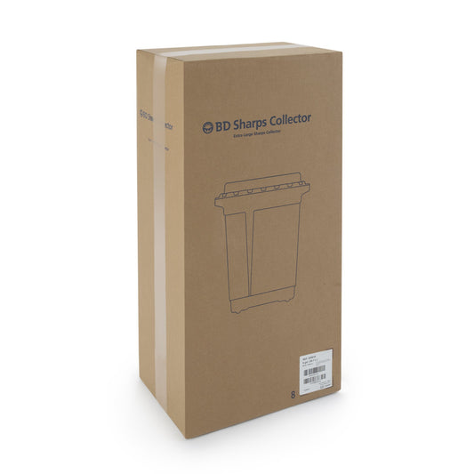 BD Multi-purpose Sharps Container, 9 Gallon, 18-1/2 x 17-3/4 x 11-3/4 Inch