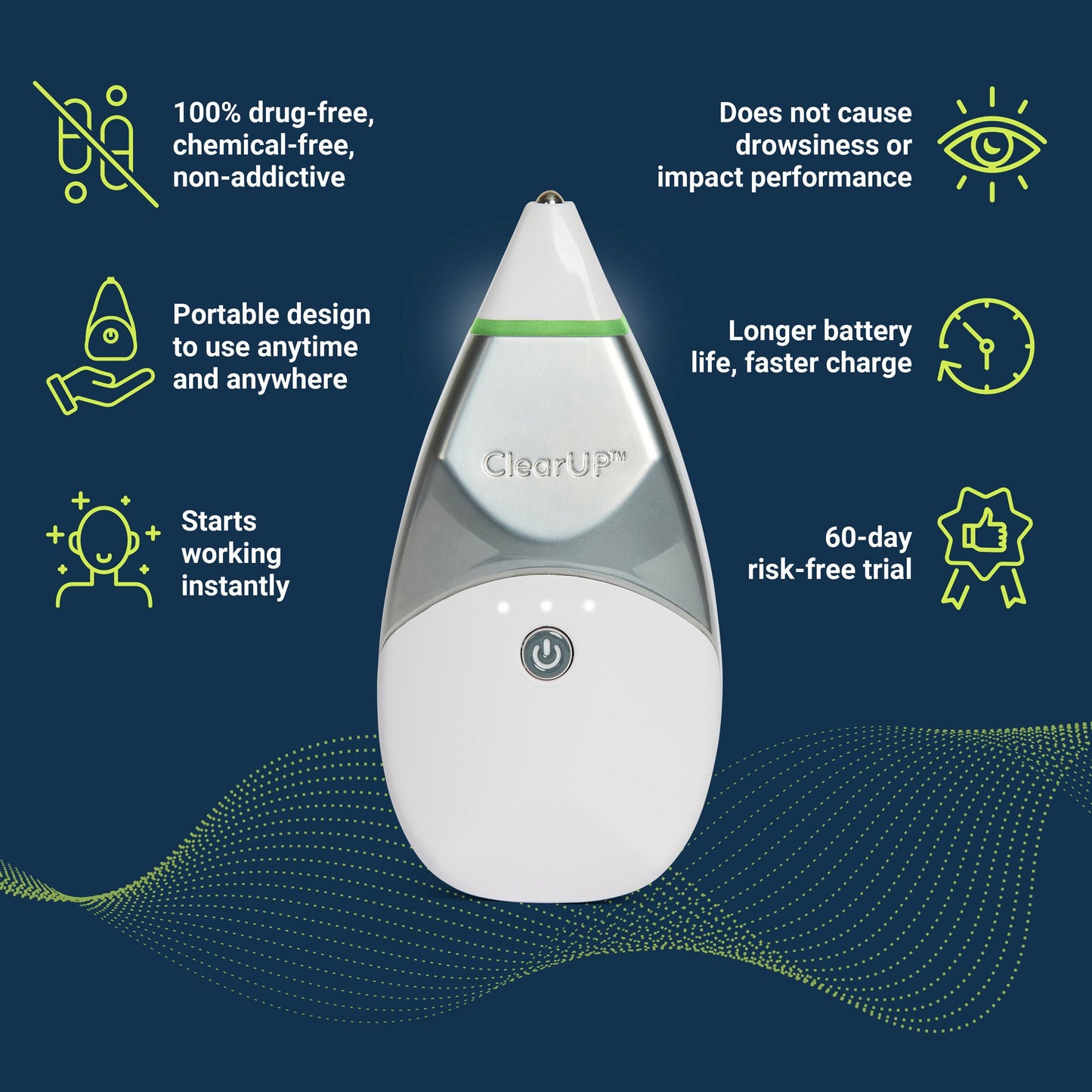 DEVICE, BIOELECTRONIC CLEARUP 2.0 SINUS PAIN (100/CS)