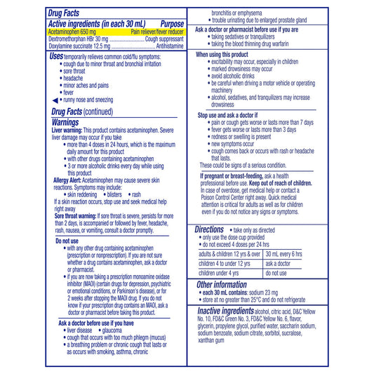 Vicks NyQuil Cold & Flu Nighttime Relief Liquid