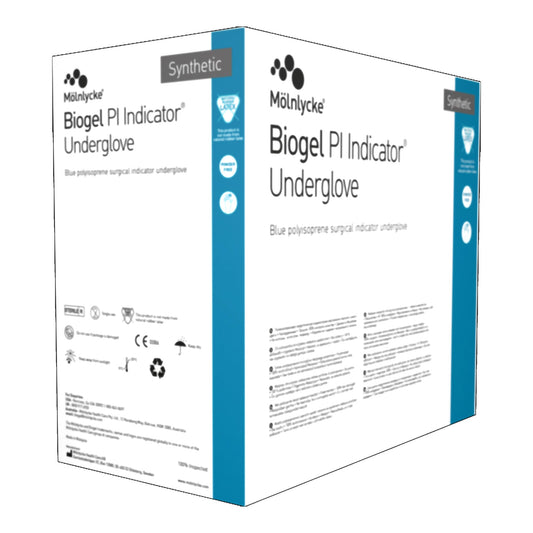 Biogel® PI Indicator Underglove™ Polyisoprene Surgical Underglove, Size 6, Blue