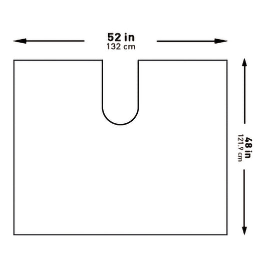 DRAPE, SURGICAL ORTHO IMPERVIOUS W/SPLIT 48"X52" (25/CS)