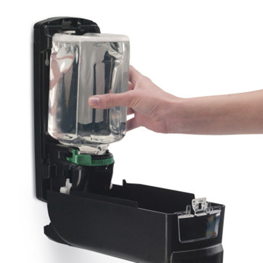 Hand Hygiene Dispenser GOJO ADX-12™ Chrome / Black Plastic Manual 1250 mL Wall Mount