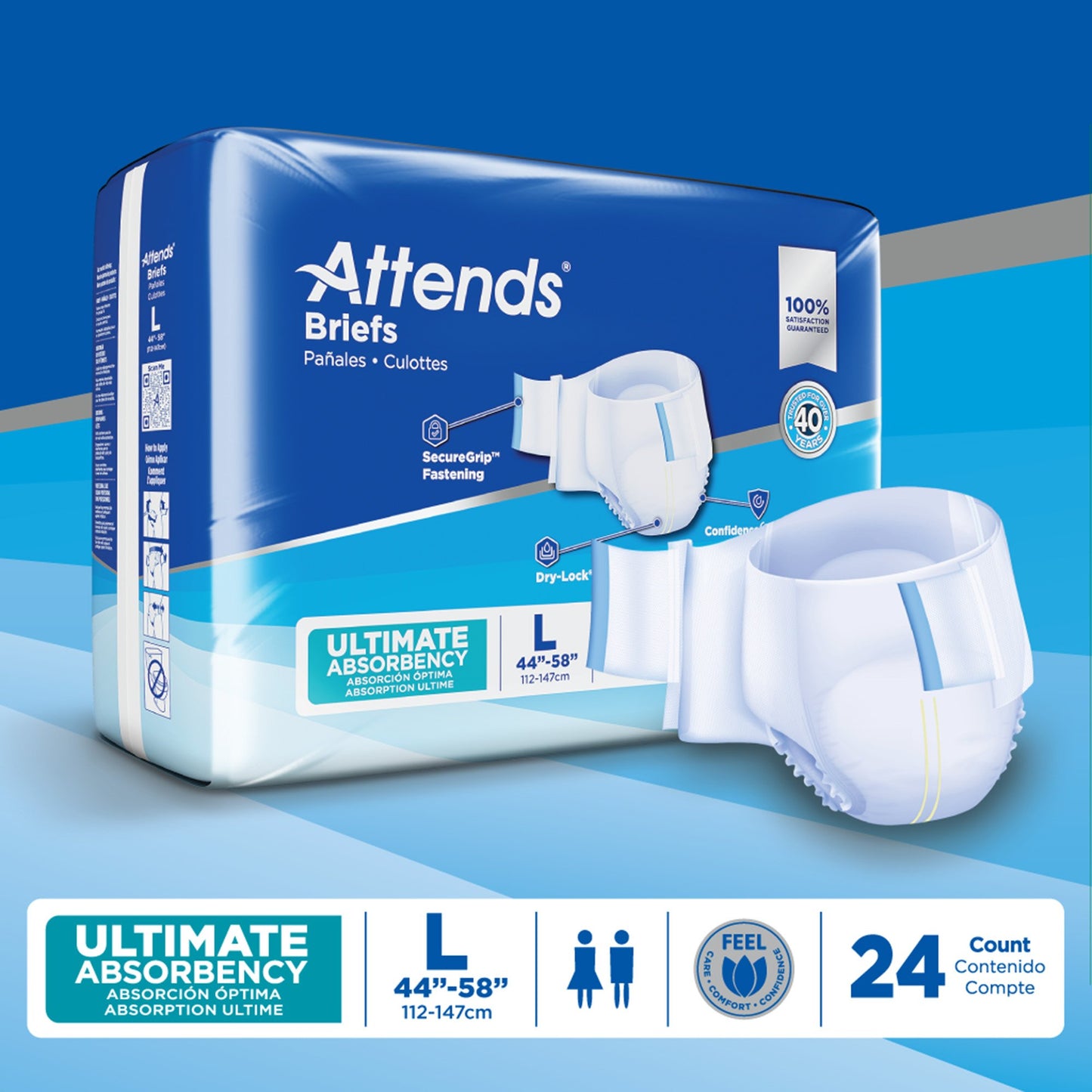 Attends® Advanced Briefs, Large