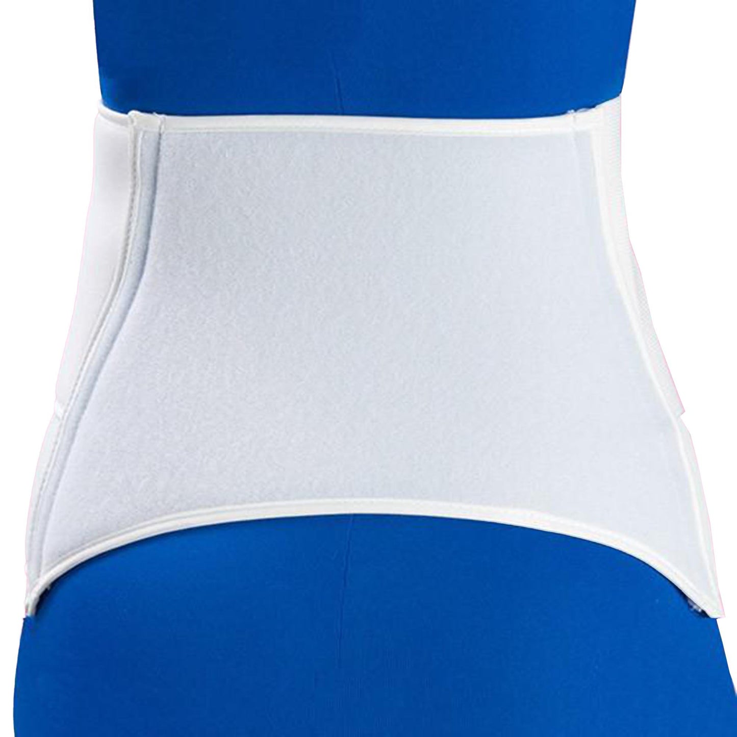 ABDOMINAL BINDER, CONTOURED 12" WHT 28-44" CAT#2005