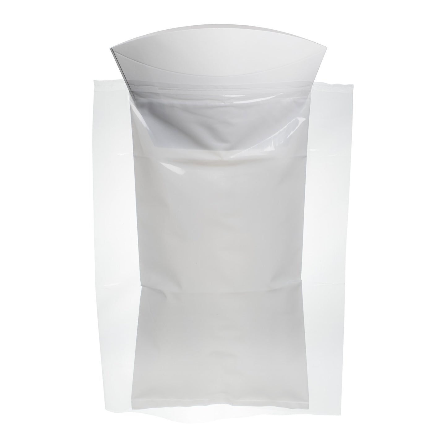 BAG, VOMIT W/HND PROTECTOR WHTOPAQUE 40OZ (12EA/BG 20BG/CS)
