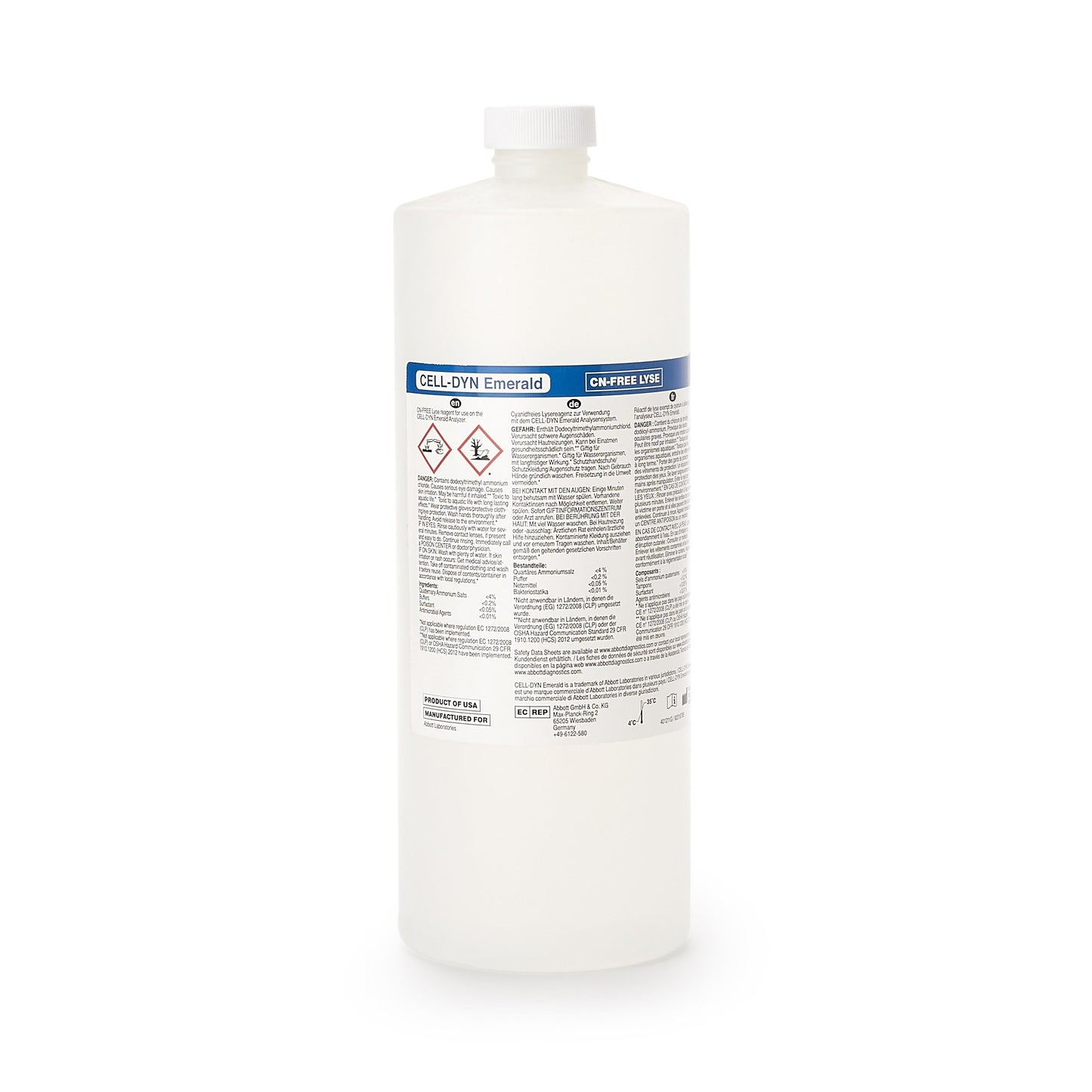 Cell-Dyn® Reagent for use with Cell-Dyn Emerald Analyzer, Lyse test